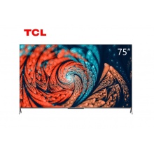 TCL 2021新品 C76 4K高色域全面屏安橋音響 2+64GB 全場景智能語音網(wǎng)絡(luò)液晶電視機(jī) 75C76 （75英寸）