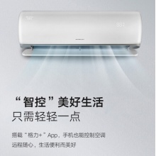 格力（GREE）大1匹 冷靜寶 新能效 變頻冷暖 56℃自潔 壁掛式空調掛機KFR-26GW/(26519)FNhAa-B3(WIFI)暖陽白