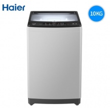海爾(Haier)波輪洗衣機10公斤全自動家用大容量桶自潔 智能稱重 鋼化玻璃上蓋 XQB100-Z826