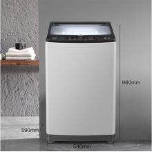 海爾(Haier)波輪洗衣機10公斤全自動家用大容量桶自潔 智能稱重 鋼化玻璃上蓋 XQB100-Z826