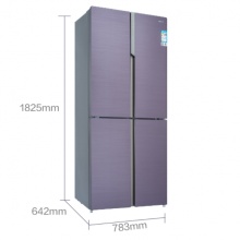 美菱(MELING) BCD-415WQ3S 415升M鮮生 十字門(mén)冰箱 水分子激活保鮮 變頻風(fēng)冷 底部散熱(琉璃紫)