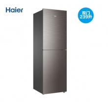 Haier/海爾冰箱兩門雙門風(fēng)冷無霜/直冷小型家用節(jié)能電冰箱 239升兩門雙門小型家用冰箱BCD-239WDCG 兩門冰箱