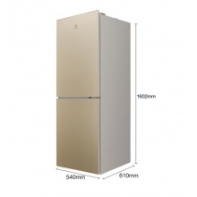 伊萊克斯（Electrolux） 冰箱197L小型迷你雙開(kāi)門(mén)家用 智能風(fēng)冷無(wú)霜電兩門(mén)冰箱 EBE2003GB升級(jí)新款夢(mèng)幻金